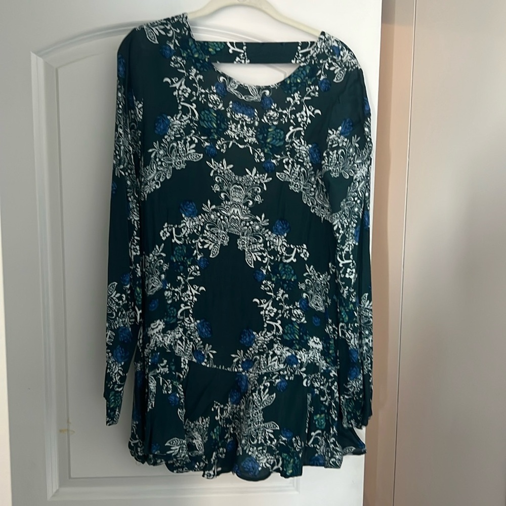 Free people floral top or short dress
